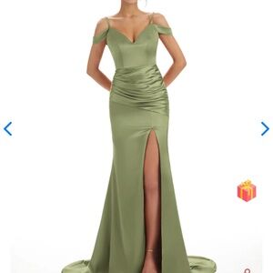 ChicSew Dusty Sage Bridesmaid Dress